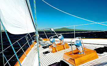 Sail boat, Deck sailing, Summer vibes, que setting HD wallpaper