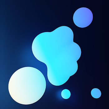 Fluid, sky blue bubbles, HTC U12 Plus, abstract HD phone wallpaper