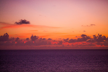 Calm Sea Evening Stock, sea, evening, nature HD wallpaper