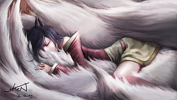 Ahri In League Of Legends, ahri, league-of-legends, games, anime HD wallpaper