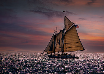Isaac H Evans, Tall ships America, Iconic schooner, Seafaring adventure HD wallpaper