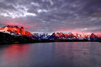 Red Mountains, bautiful, , red, mountains, lake HD wallpaper