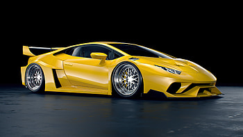 Yellow Lamborghini Huracan Lb 2 Rendered , lamborghini-huracan, lamborghini, cars, artist, artwork, digital-art HD wallpaper