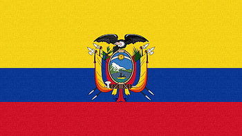 Preview flag, ecuador, herb HD wallpaper
