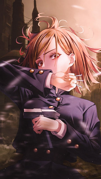 Nobara jujutsu kaisen, kugisakinobara, jjk, anime, jujutsukaisen, toji, gojo, anime, itadori HD phone wallpaper