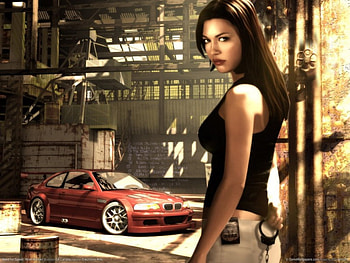 BEAUTIFUL BABE AND CAR, CAR, SEXY, BABE, BEAUTIFUL HD wallpaper