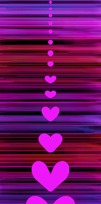 Love trails off, red, stripes, awesome, magenta, couple, minimal, cool, unique, lines, heart HD phone wallpaper