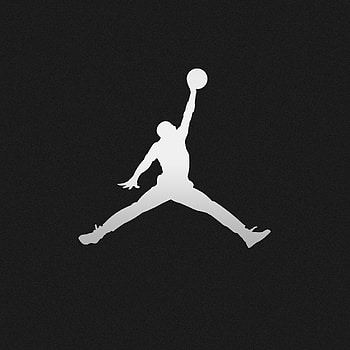 Monochrome, Jumpman Logo HD phone wallpaper