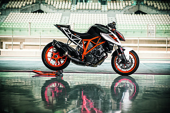 Superbike, KTM 1290 Super Duke R, reflections HD wallpaper