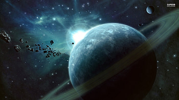 Ringed Planet 495601 HD wallpaper