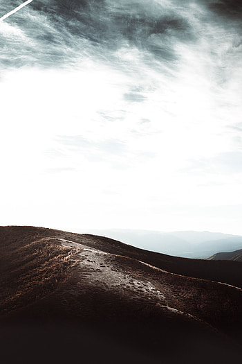 Landscape, Nature, Sky, Mountains, Fog, Hills HD phone wallpaper