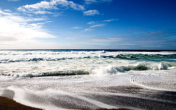 Landscape, Water, Sky, Sea, Waves HD wallpaper