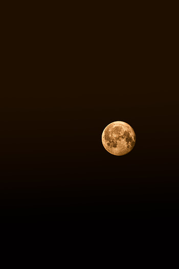 Dark, minimal, full moon HD phone wallpaper
