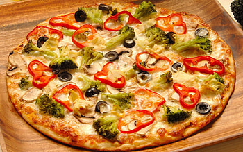 Food, Pizza, Pepper, Olives, Broccoli HD wallpaper