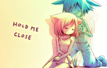 Hold Me Close, hold, sweet, close, me, cat boy, cute emo, cute, cat, emo HD wallpaper