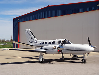 1981 Cessna Conquest I., prop, private plane, aircraft, plane, small plane HD wallpaper