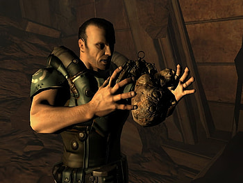 doom 3 resurrection of evil HERO., doom, ancient, hero, man HD wallpaper