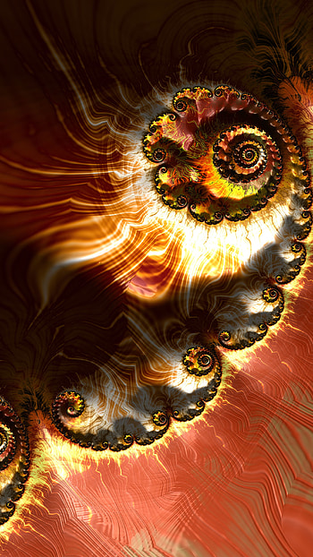 Trippy Psychedelic Fractal, Abstract, fractal HD phone wallpaper