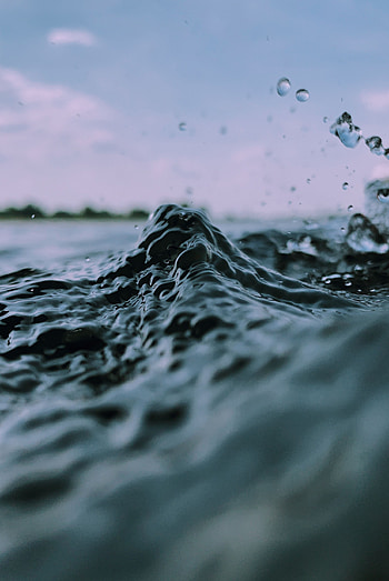 Water, Drops, Macro, Spray, Wave HD phone wallpaper