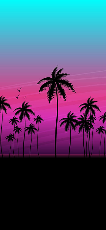 Minimal, atmosphere, red, sky, new, chill, tree, unusual HD phone wallpaper
