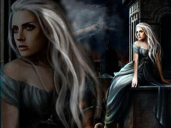 Lady Fantasy, lady, fantasy, art, woman, beauty HD wallpaper