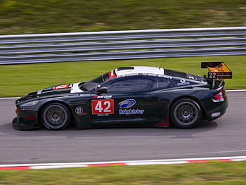 Sports, Auto, Grass, Aston Martin, Cars, Side View, Speed, Style, 2005, Racing Car, Dbrs9 HD wallpaper