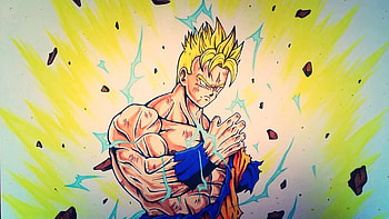 Drawing Future Gohan SSJ2 | TolgArt vs DibujAme Un | Drawing Battle! - YouTube HD wallpaper