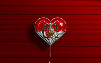 I Love Villazon, , realistic balloons, red wooden background, Day of Villazon, Bolivian cities, flag of Villazon, Bolivia, balloon with flag, cities of Bolivia, Villazon flag, Villazon HD wallpaper