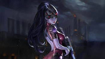 Widowmaker Kiss Of Death, overwatch, games, xbox-games, ps-games, pc-games, artwork, art, digital-art, artstation, video-games HD wallpaper