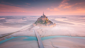 Mont St. Michel, Top france, Backgrounds, Travels HD wallpaper