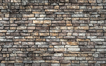 Stone Wall, Gray stone, Macro stone textures HD wallpaper