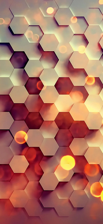 X : honey hexagon digital abstract pattern, Cool Pattern HD phone wallpaper