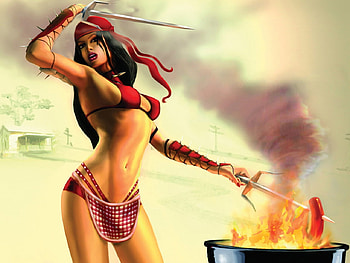 Comics, Elektra, Elektra (Marvel Comics) HD wallpaper
