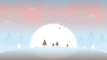 Survivor Minimal Evening , minimalism, minimalist, artist, artwork, digital-art, deviantart HD wallpaper
