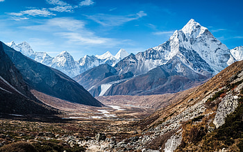 Himalya Mountains, mountains, nature HD wallpaper