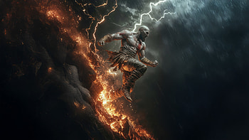 Kratos Divine Wrath, kratos, god-of-war-ragnarok, god-of-war, games, ps5-games, ps4-games, artwork, digital-art, video-games HD wallpaper