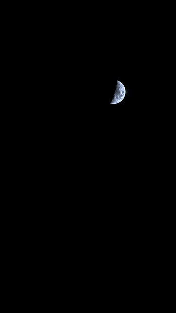 Sky, Night, Moon, Minimalism HD phone wallpaper