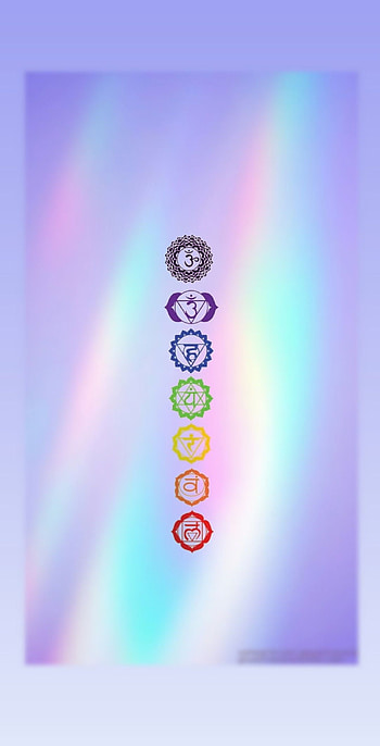 Chakra, magenta, rainbow HD phone wallpaper