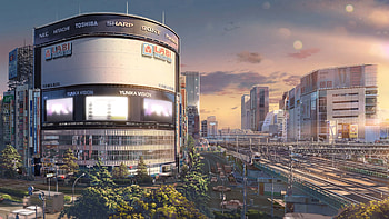 Tokyo, Makoto Shinkai HD wallpaper