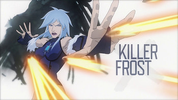 Killer Frost Comics, Skirtzzz's artwork, Assault on Arkham tribute, DC Comics' chilling beauty HD wallpaper