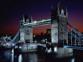 London, Landscape, Cities, Rivers, Bridges, Night, Architecture HD wallpaper