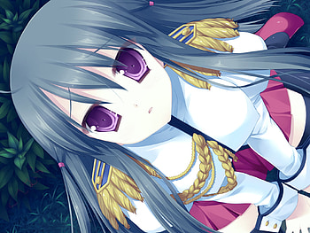 cute anime, sweet, cute, anime, long hair HD wallpaper