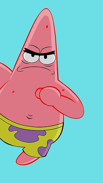patrick star, angry patrick star HD phone wallpaper