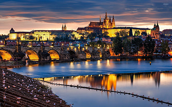 Sublime beauty, Hilltop views, Peaceful retreat, Prague's hidden gem HD wallpaper