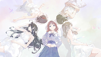 Lonely fate to be destined, Anime, Girls Band Cry HD wallpaper