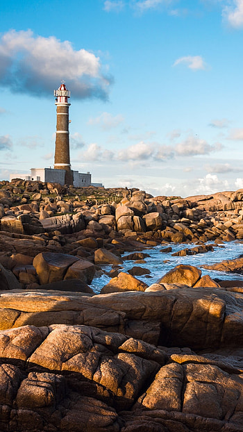Cabo Polonio lighthouse, Rocha's coastline, Nature reserve, Uruguay's beauty HD phone wallpaper