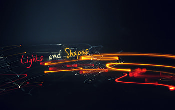 Lights and Shapes, shape, lights HD wallpaper