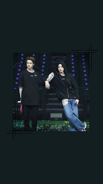 Jin and Jungkook, army, bts, Kookie, Kimseokjin HD phone wallpaper