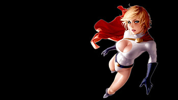 Power Girl, Comics, Belt, Blonde, Cape, Glove HD wallpaper