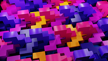 Colorful Blocks, colorful, abstract, artwork, art, digital-art, artist HD wallpaper